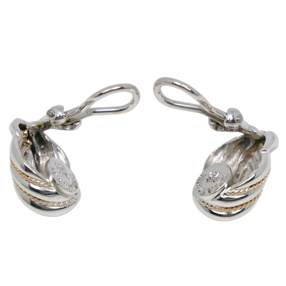 Tiffany 18K Yellow Gold HardWear Graduated Link Earrings  TIFFANY 18k Gold Earrings